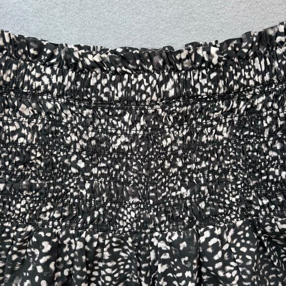 SEA New York Sz Small Women's smocked Calla cheetah print shorts EUC - Picture 5 of 7